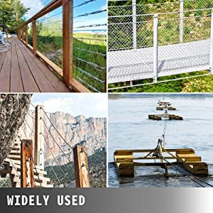 ã‚¹ãƒ†ãƒ³ãƒ¬ã‚¹è£½ã‚±ãƒ¼ãƒ–ãƒ«ã®æŸµ