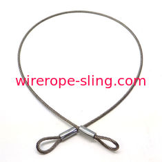 ステンレス鋼7x19ワイヤー ロープは繊維の中心1-3/8の」目45"長さ投げます