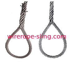 接続される隠されたスプライスによって燃やされる端のスプライス手を接続する先を細くされたワイヤー ロープ