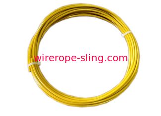 黄色く装飾的なワイヤー ロープ、防蝕上塗を施してあるステンレス鋼ケーブル