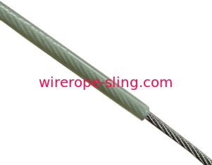 目的を設計するために塗られる302 304ステンレス鋼ケーブル ワイヤー ロープの自然なナイロン
