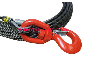 全グリップの鋼鉄ロープのウィンチ ライン強い耐久性容易な処理繊維の中心