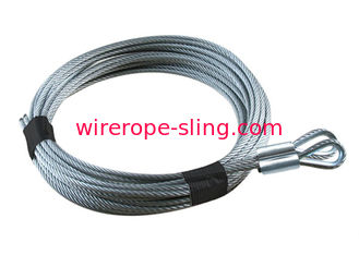 産業ドア ワイヤー ロープ アセンブリ亜鉛によってめっきされるワイヤー ロープの吊り鎖