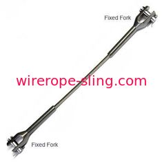 固定フォーク ワイヤー ロープの端付属品、316の等級適用範囲が広いワイヤー ロープの付属品