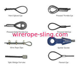 フランダースの目ワイヤー ロープの吊り鎖の耐久性の軽量の耐食性