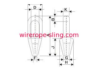 クローズドスペルターソケットワイヤーロープブライドルスリング、6ミリメートル -  100ミリメートルワイヤーリフティングスリング