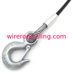 Ø9.5mmヘビーデューティワイヤロープスリング、5トン亜鉛メッキ鋼線ケーブル