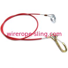 赤いポリ塩化ビニールは急なホック/Oリングによってワイヤー ロープの吊り鎖によってカスタマイズされた長さに塗りました