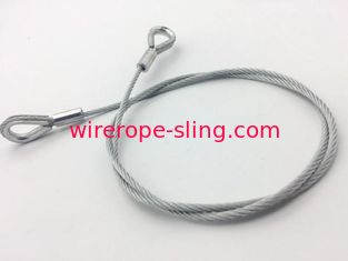 ループ/目の指ぬきが付いている電流を通されたワイヤー ロープの吊り鎖鋼鉄材料2.0mmを取り除いて下さい
