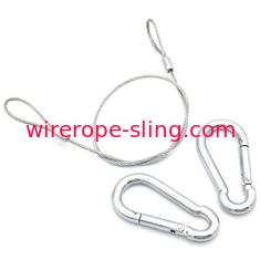 目及びホックが付いている430保証締縄の行ステンレス鋼ワイヤー ロープの吊り鎖