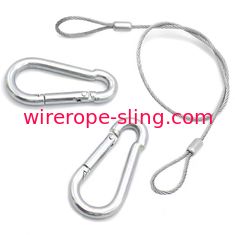 目及びホックが付いている430保証締縄の行ステンレス鋼ワイヤー ロープの吊り鎖