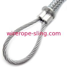 アルミニウム フェルールが付いている3.2mmのホースのWhipcheckの鋼線のロープそして吊り鎖