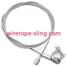安全鋼鉄底および米国のタイプ手錠が付いている電流を通された鋼線の持ち上がる吊り鎖