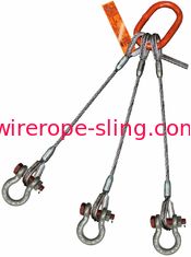 1" 3 -アンカー手錠の細長いマスター リンクをボルトで固定する足ワイヤー ロープの吊り鎖の指ぬき
