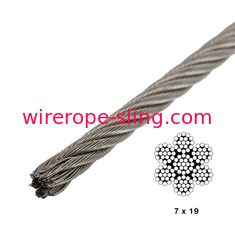 建築および交通機関のための7X19 3mmのステンレス鋼ワイヤー ロープ