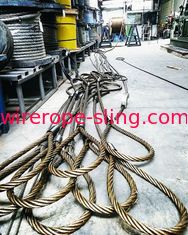 ケーブルの吊り鎖を持ち上げる高い抗張クレーン鋼鉄ケーブル ワイヤー ロープの吊り鎖の異なったタイプ