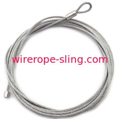 浜および空気仕事の安全保護のステンレス製ワイヤー ロープの吊り鎖の命綱