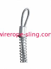 二重ループX 20-1/4ワイヤー ロープの吊り鎖のジャックのハンマーのホースの安全ケーブルWhipcheck
