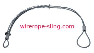 1/8"に用具を使うWhipcheckの安全ケーブル ワイヤー ロープの持ち上がる吊り鎖のホース直径125のPSI