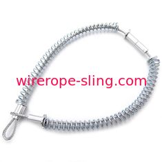 管の使用のために用具を使うべき非合金ワイヤー ロープの吊り鎖のWhipcheckの安全ケーブルのホース