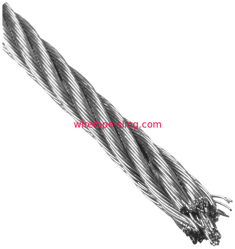 7x7ステンレス鋼ケーブル、Ssワイヤー ロープの繊維の中心の疲労の抵抗