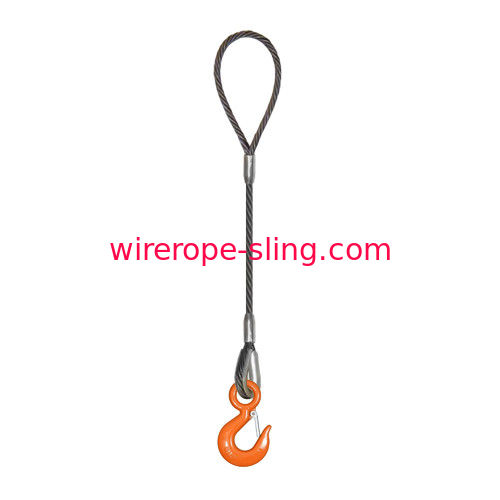 7/8"はx 20のft足の目及びThimbledのホック ワイヤー ロープの吊り鎖- WLL 15200のlbs --を選抜します