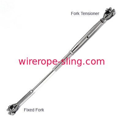 フォークのテンショナーの鋼線ロープ アセンブリ1つx 19の繊維ワイヤー ロープ