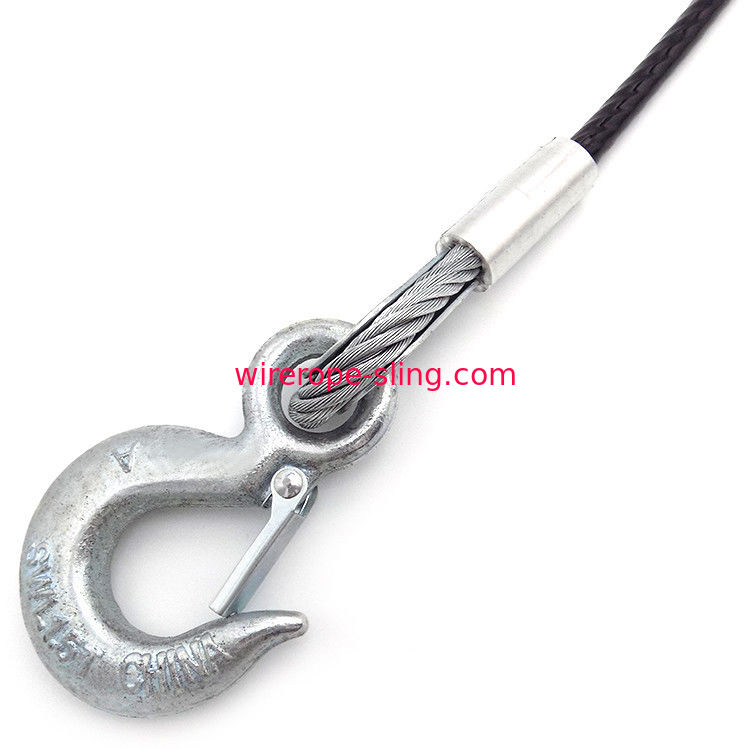 Ø9.5mmヘビーデューティワイヤロープスリング、5トン亜鉛メッキ鋼線ケーブル
