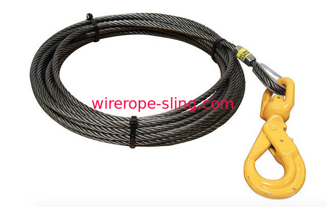 5/8"ホックを締めている旋回装置の自己の繊維の中心ワイヤー ロープおよび吊り鎖のウィンチ ケーブル