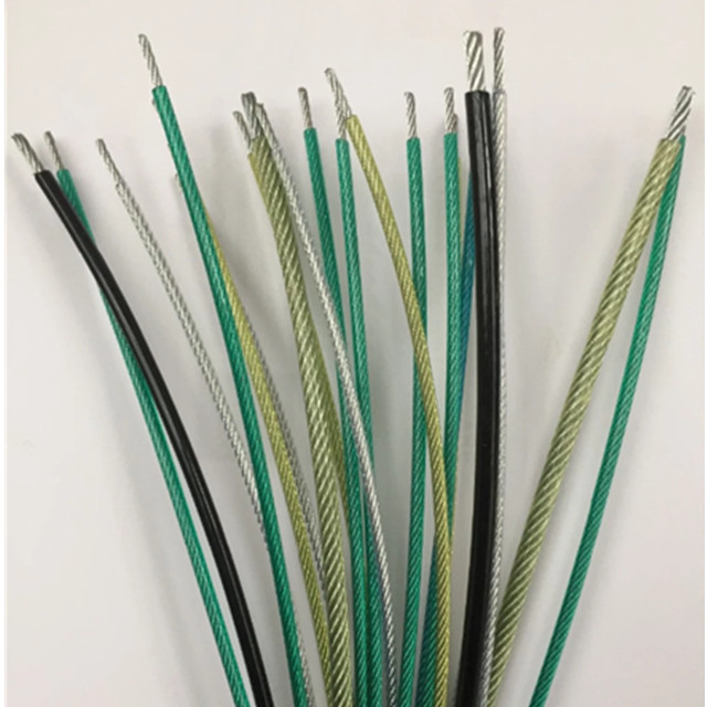 卸売価格で柔軟な鋼線ロープ耐久性のためのPVC